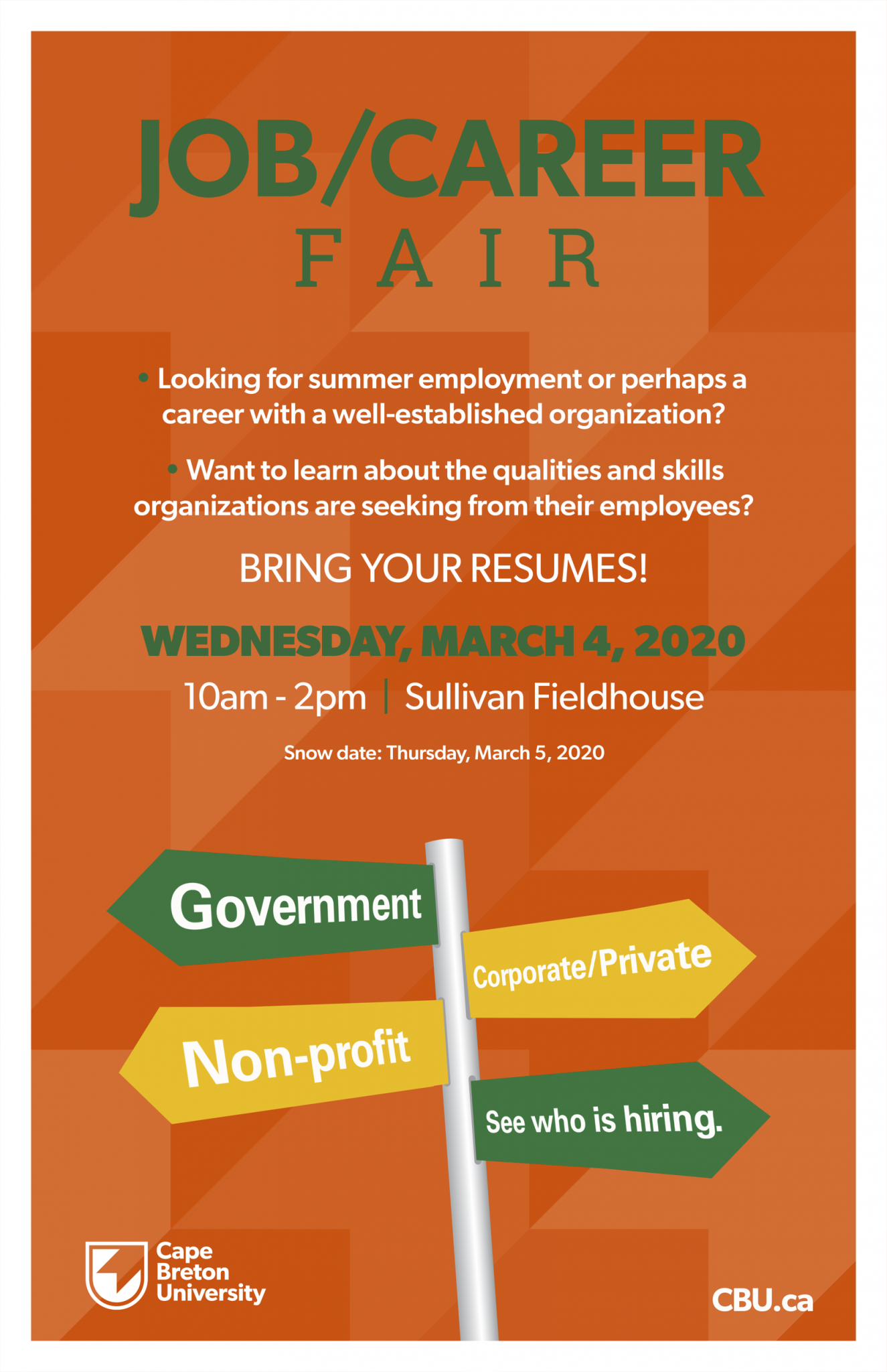 Job/Career Fair - Cape Breton University : Cape Breton University