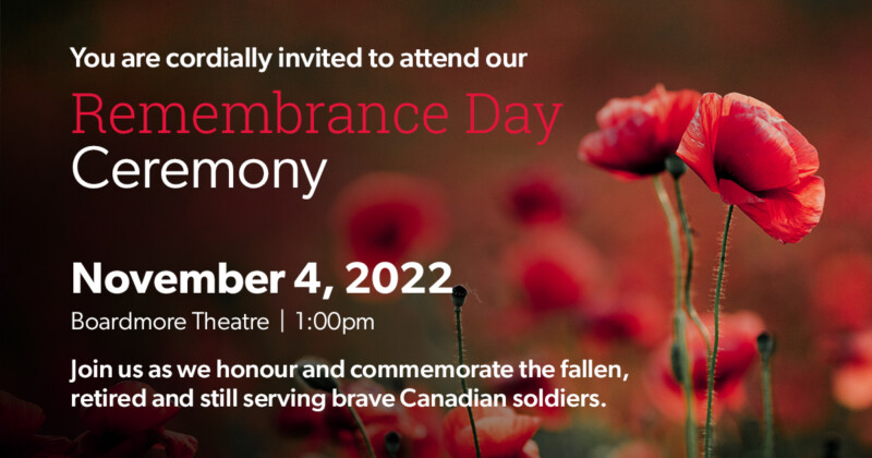 Remembrance Day Commemoration 2022 